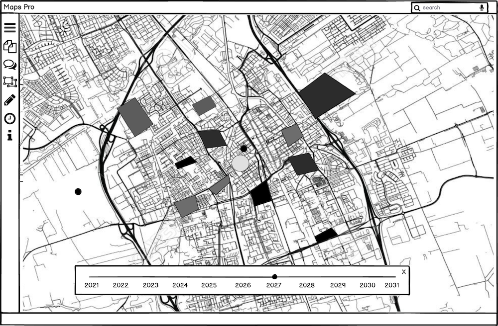 Delft Mapper Wireframe - Data Visualization Concepts