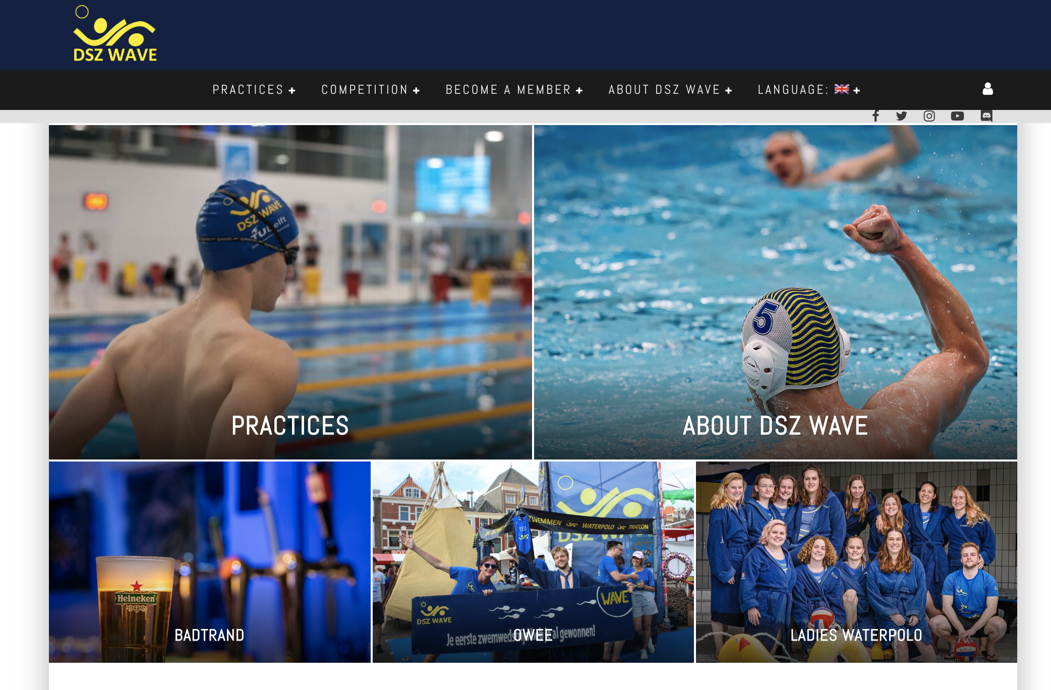 DSZ Wave Original Website - Homepage