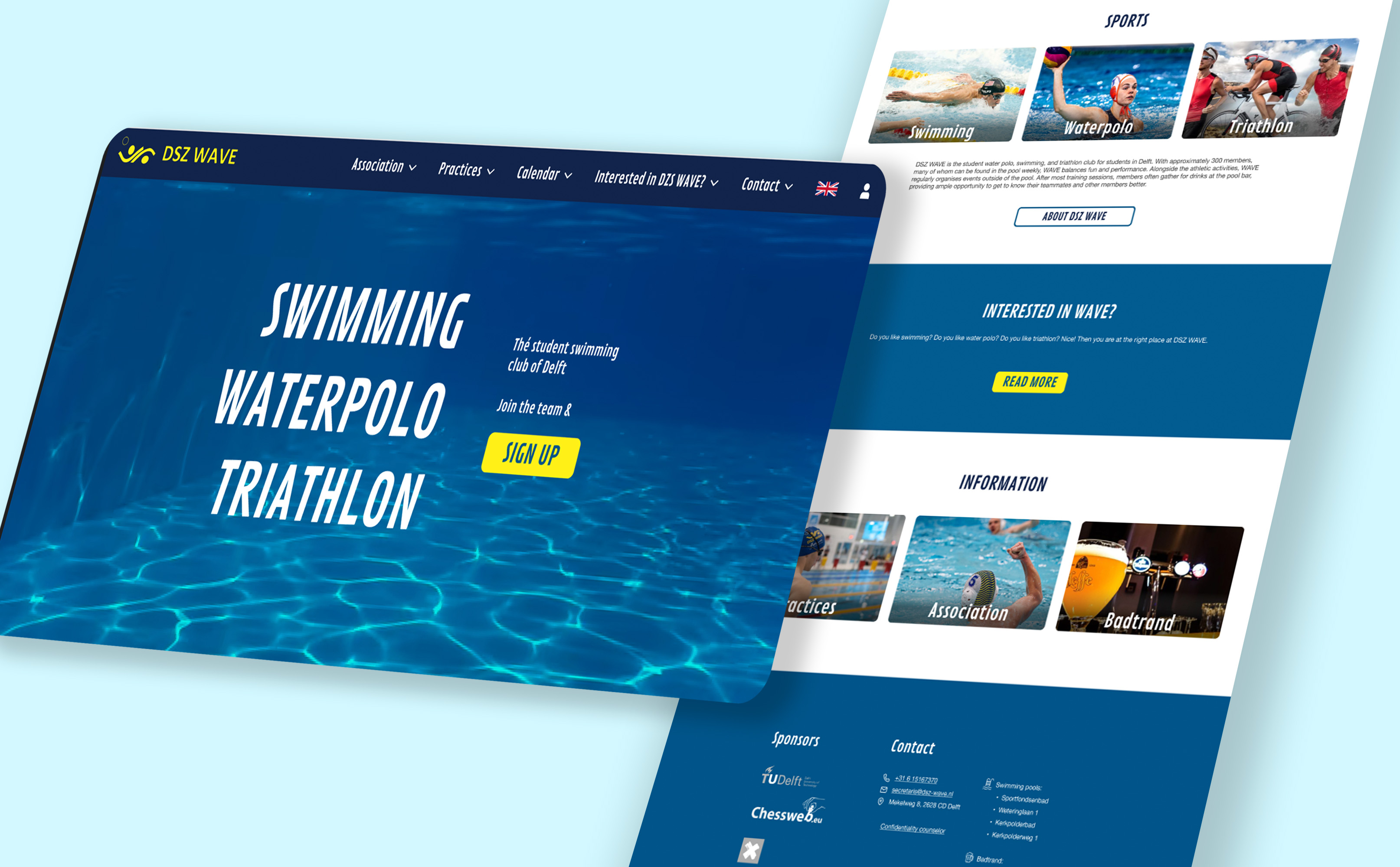 Swimming Association Website