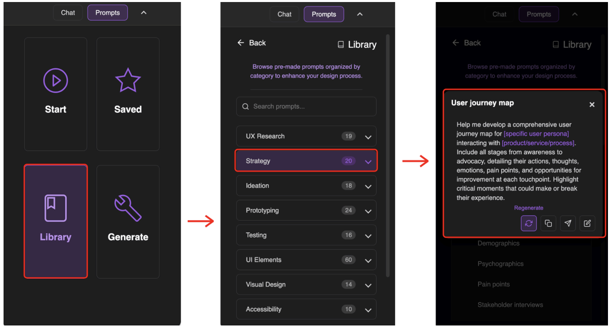 PromptlyUX Prompt Library