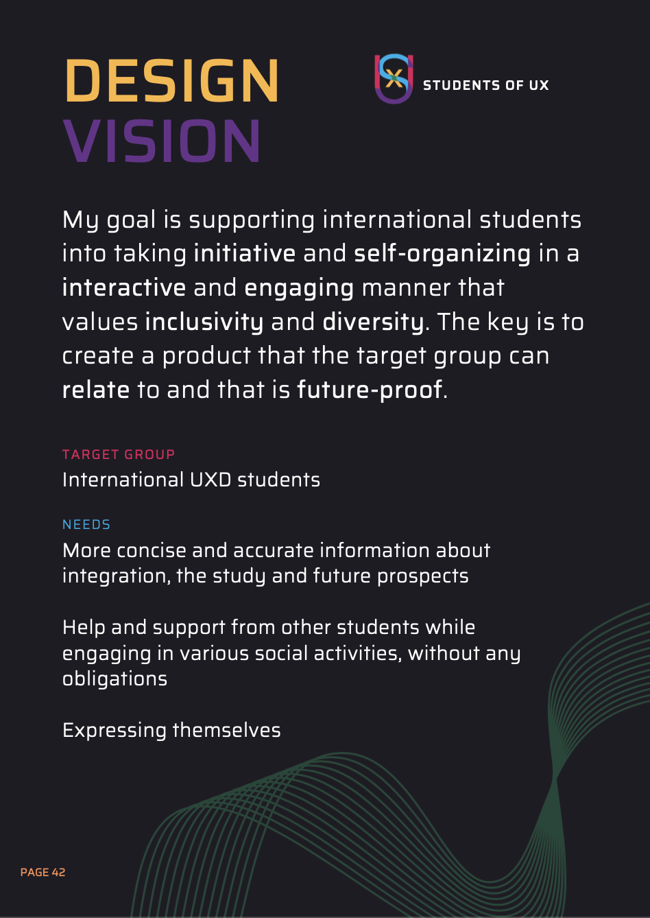 Students of UX - Design Vision